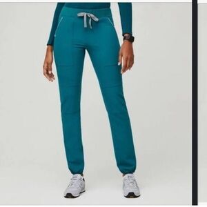 Figs Technical Collection Pacific Blue Venice Scrubs Jogger Size XL/Tall